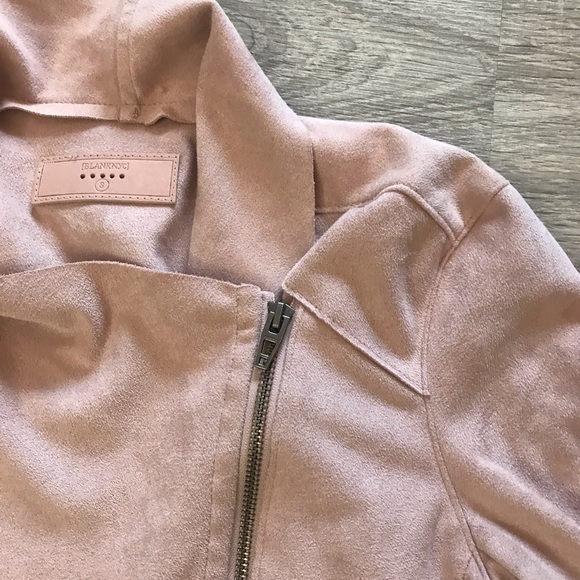 Anthropologie Blank NYC Faux Suede Drape Front Size Small EUC - Picture 8 of 9